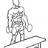 Step Up Single Leg Balance with Bicep Curl