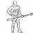 One Arm Bicep Curl with Olympic Bar