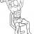 Seated machine shoulder press